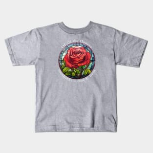 Shakespeare Quote Roses Flowers Gardeners Kids T-Shirt